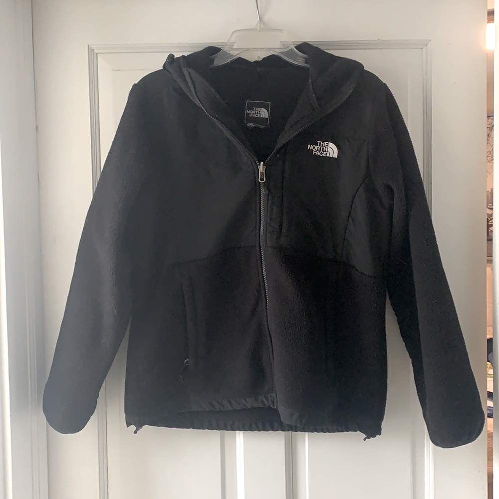 North Face Fleece, hooded, full zip